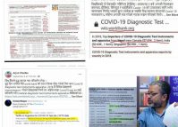 Absurd claims that Covid-19 test kits predated pandemic